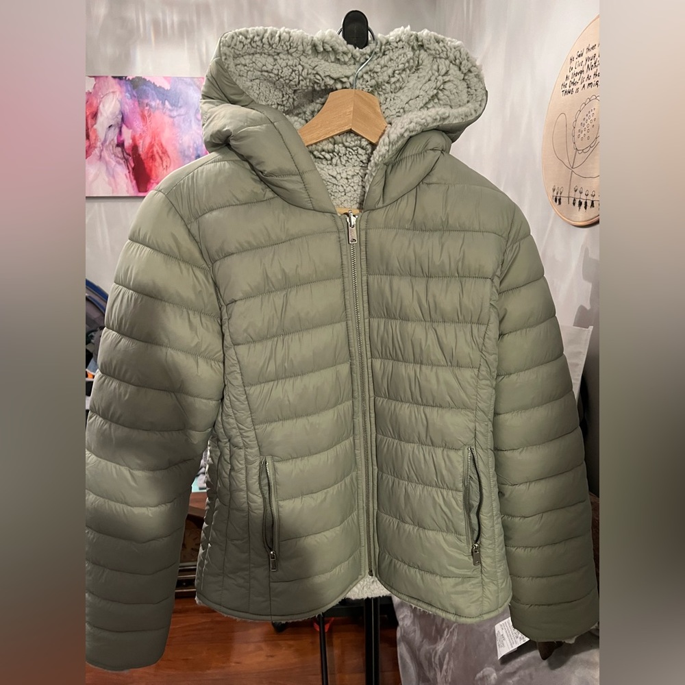 Green Puffer Jacket